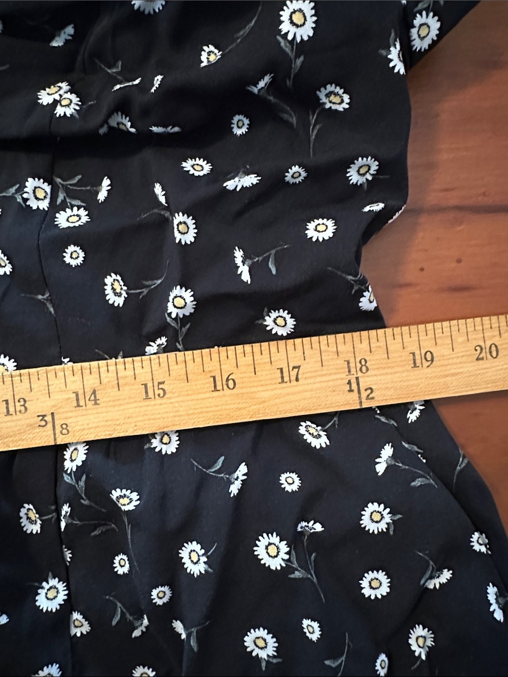 NWT Torrid Sweetheart Flutter Sleeve Mini Dress Dainty Daisy Floral Black 1X 16 - Picture 12 of 14